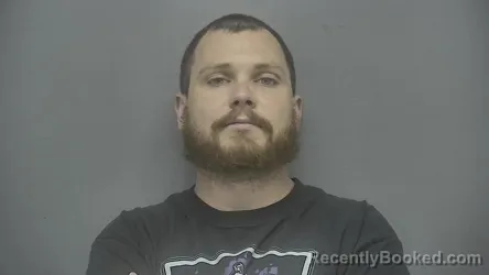 Mugshot of John Franklin Harrison booked in Vigo County, Indiana on August 31, 2026
