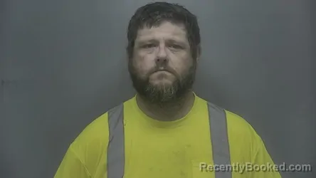 Mugshot of Joshua David Hobson booked in Vigo County, Indiana on October 3, 2026