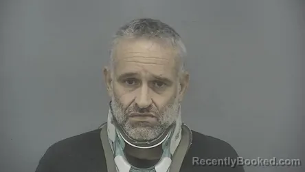 Mugshot of Justin Hunt booked in Vigo County, Indiana on October 6, 2026
