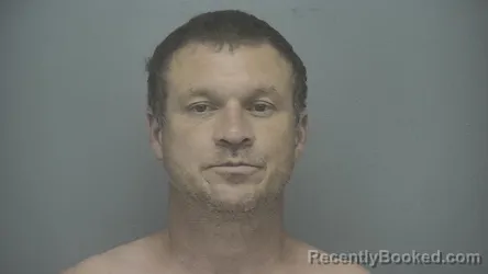 Mugshot of Jason Lee Holland booked in Vigo County, Indiana on August 27, 2026