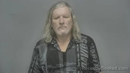 Mugshot of Joseph Michael Hall booked in Vigo County, Indiana on August 29, 2026