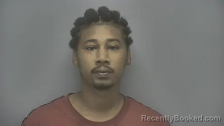 Mugshot of Jordan Lamone Jones booked in Vigo County, Indiana on July 8, 2026