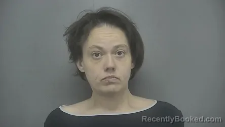 Mugshot of Janine Johnson booked in Vigo County, Indiana on March 9, 2026