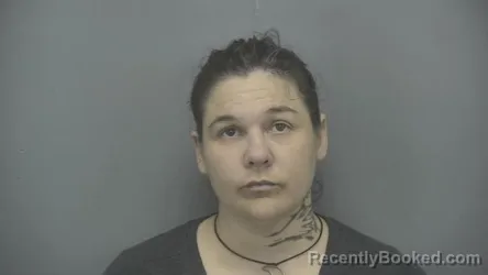 Mugshot of Jessica Ann Kenworthy booked in Vigo County, Indiana on March 15, 2026