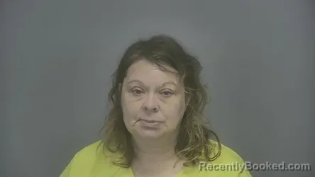 Mugshot of Jennifer Kelley booked in Vigo County, Indiana on August 20, 2026