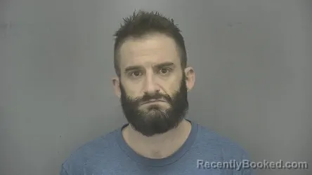 Mugshot of Justin Wayne Lewis booked in Vigo County, Indiana on March 13, 2026