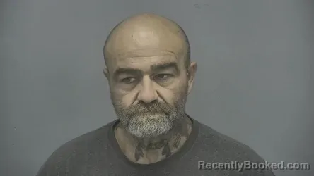 Mugshot of Joseph Anthony Liberty booked in Vigo County, Indiana on May 15, 2026