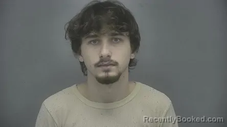 Mugshot of Johnathon O Mitchell booked in Vigo County, Indiana on April 3, 2026