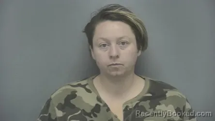 Mugshot of Jodie Lee Miksch booked in Vigo County, Indiana on April 30, 2026