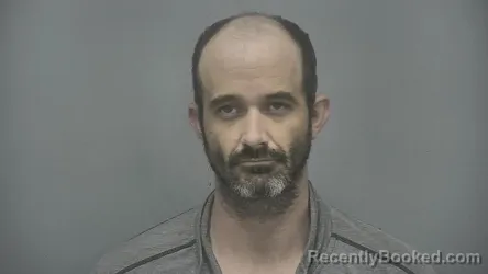 Mugshot of Justin Luther Matherly booked in Vigo County, Indiana on June 26, 2026