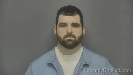 Mugshot of John Daniel Quillen booked in Vigo County, Indiana on March 15, 2026