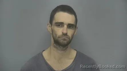 Mugshot of Jack Ramsey Russell booked in Vigo County, Indiana on September 3, 2026