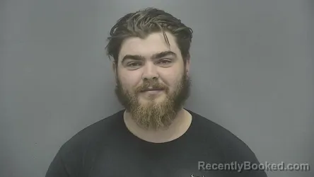 Mugshot of James Shelley booked in Vigo County, Indiana on May 7, 2026