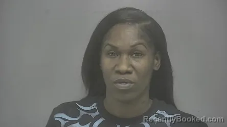 Mugshot of Jasmine Simmons booked in Vigo County, Indiana on August 27, 2026