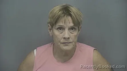Mugshot of Jane A Shaffer booked in Vigo County, Indiana on September 5, 2026