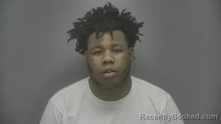 Mugshot of Jaymin Terell Weatherspoon booked in Vigo County, Indiana on April 3, 2026