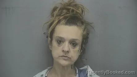 Mugshot of Kaysi N Haddix booked in Vigo County, Indiana on March 13, 2026