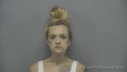 Mugshot of Kaysi Haddix booked in Vigo County, Indiana on October 4, 2026