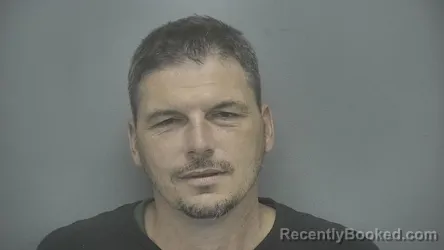 Mugshot of Ken Wayne John Milner booked in Vigo County, Indiana on August 27, 2026