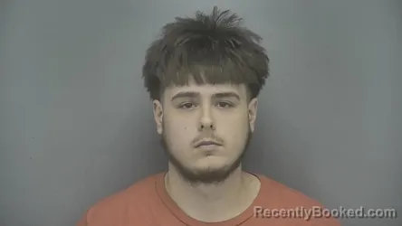 Mugshot of Kyle Tanner Starkey booked in Vigo County, Indiana on April 28, 2026