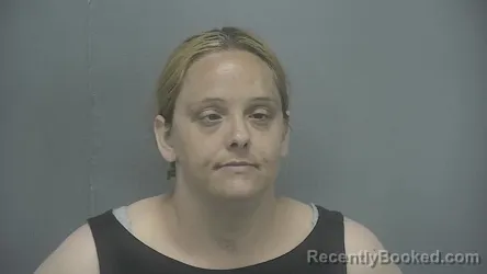 Mugshot of Karrie Shaw booked in Vigo County, Indiana on June 26, 2026