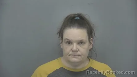 Mugshot of Krista L Sciotto booked in Vigo County, Indiana on March 31, 2026