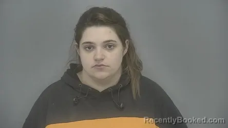 Mugshot of Kora E Vanness booked in Vigo County, Indiana on April 23, 2026