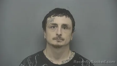Mugshot of Koty Alan Wilkie booked in Vigo County, Indiana on August 29, 2026