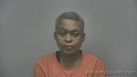 Mugshot of Katrina Mosley Woodson booked in Vigo County, Indiana on June 20, 2026