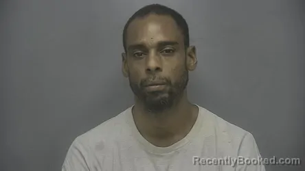 Mugshot of Larry Tremaine Hatfield booked in Vigo County, Indiana on August 28, 2026