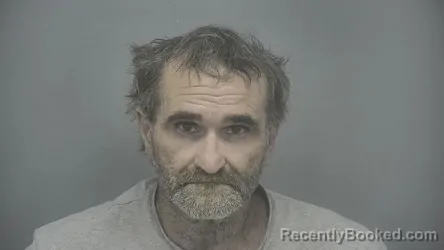 Mugshot of Larry A. Hinesley booked in Vigo County, Indiana on September 9, 2026