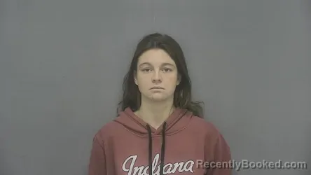 Mugshot of Lauren O Maynard booked in Vigo County, Indiana on May 5, 2026