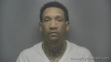 Mugshot of Lammar Jovon Murphy booked in Vigo County, Indiana on October 6, 2026