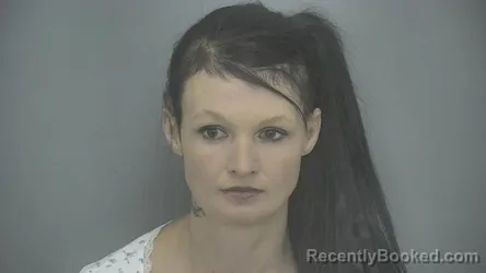 Mugshot of Madison R Baugh booked in Vigo County, Indiana on June 24, 2026
