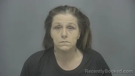 Mugshot of Misty Dawn Bullock booked in Vigo County, Indiana on June 19, 2026