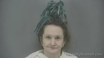 Mugshot of Megan Tasha Dougherty booked in Vigo County, Indiana on August 9, 2026