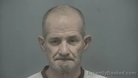 Mugshot of Michael Deeter booked in Vigo County, Indiana on August 25, 2026