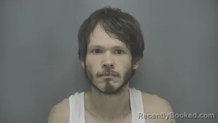 Mugshot of Matthew Ellington booked in Vigo County, Indiana on July 26, 2026