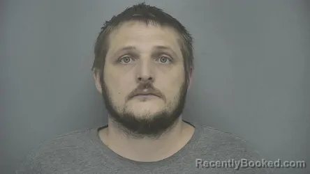 Mugshot of Mark Hall booked in Vigo County, Indiana on September 8, 2026
