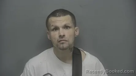 Mugshot of Matthew Hall booked in Vigo County, Indiana on September 10, 2026
