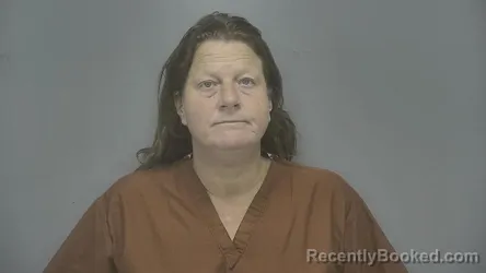Mugshot of Melissa Henderson booked in Vigo County, Indiana on July 6, 2026