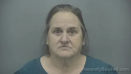 Mugshot of Mary L Hunter booked in Vigo County, Indiana on April 29, 2026