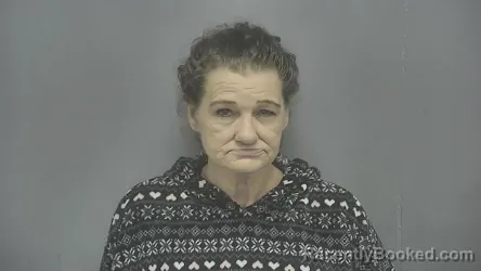 Mugshot of Mary Ann Jenkins booked in Vigo County, Indiana on October 26, 2026