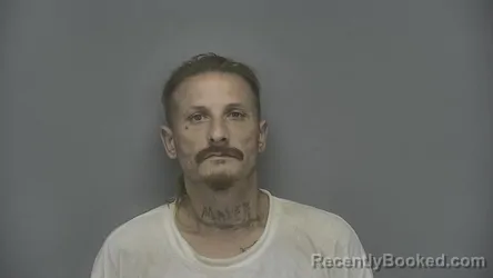 Mugshot of Matthew Mayer booked in Vigo County, Indiana on August 9, 2026