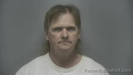 Mugshot of Michael Lee Medley booked in Vigo County, Indiana on April 3, 2026