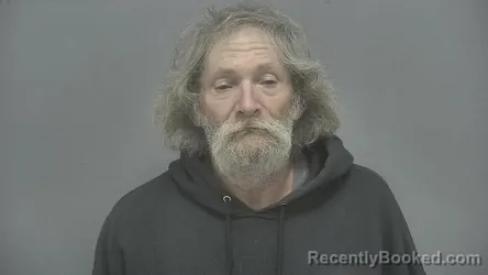 Mugshot of Mike S Patrick booked in Vigo County, Indiana on May 3, 2026