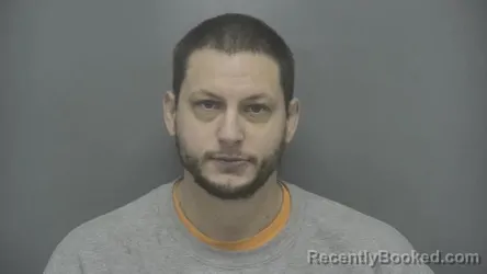 Mugshot of Nicholas N Fraley booked in Vigo County, Indiana on March 12, 2026