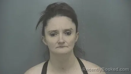 Mugshot of Nicole Lynn Kelly booked in Vigo County, Indiana on June 24, 2026