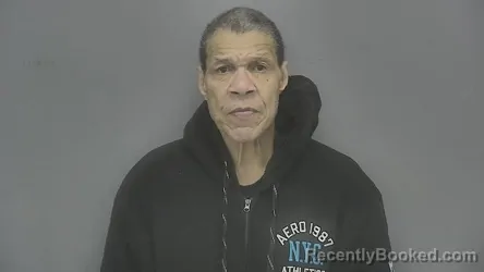 Mugshot of Oscar E Foster booked in Vigo County, Indiana on March 12, 2026