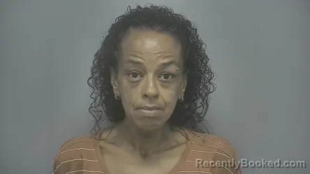 Mugshot of Odessa C Thompson booked in Vigo County, Indiana on August 26, 2026